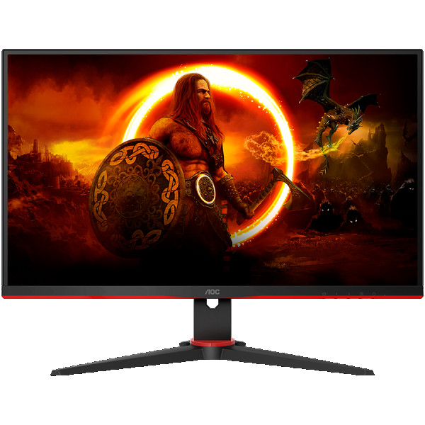 AOC Gaming Q27G2EBK - G2 SeriesLED monitor gaming 27'' 2560 x 1440 QHD @ 155 Hz VA 250 cdm˛ 3000:1 1 ms 2xHDMI DisplayPort black red ( Q27G2