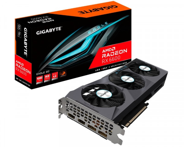 GIGABYTE AMD Radeon RX 6600 EAGLE 8GB GV-R66EAGLE-8GD