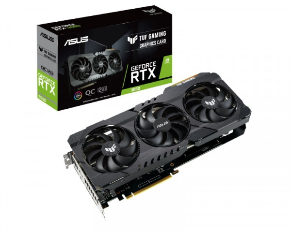 ASUS nVidia GeForce RTX 3060 12GB 192bit TUF-RTX3060-O12G-V2-GAMING