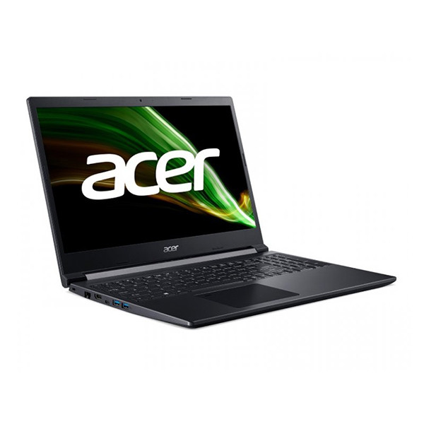 Laptop Acer Aspire A715 15.6 FHD Ryzen R5 5500U16GBM.2 512GBRTX 3050 backlit FP aluminijum crni