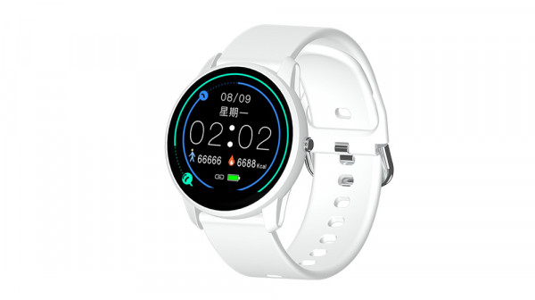 Moye Kronos II Smart Watch - White ( B8 ) 