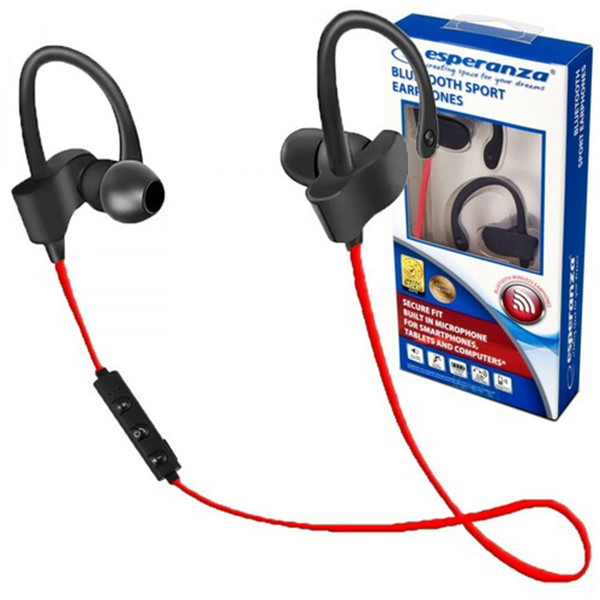 Slušalice Esperanza eh188r slušalica bluetooth stereo crno/crvene