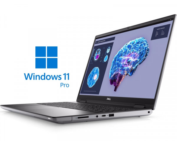 DELL Precision M7680 16'' FHD+ 500nits i9-13950HX 32GB 1TB SSD RTX 3050 12GB Backlit SC Win11Pro 3yr ProSupport