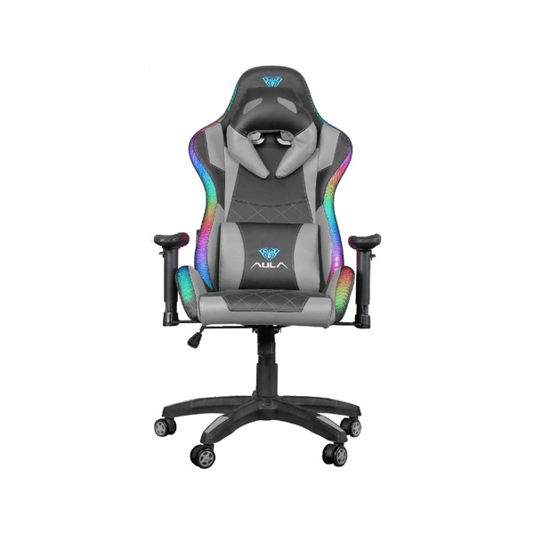 Gaming stolica AULA F8041, crno-siva RGB