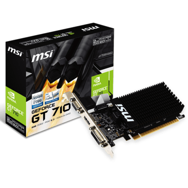 MSI nVidia GeForce GT 710 2GB 64bit GT 710 2GD3H LP