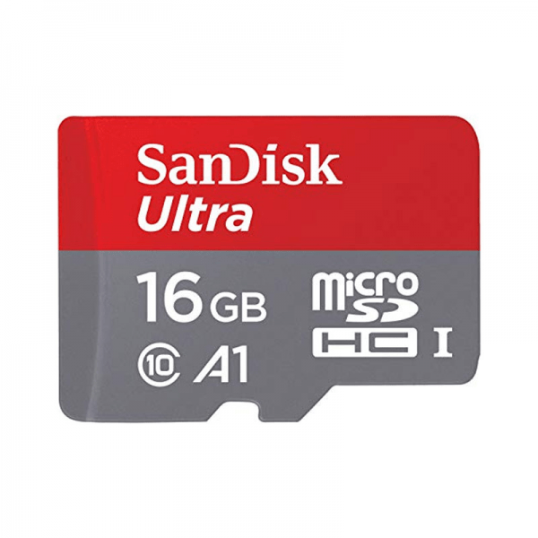 MICRO SD 16GB SanDisk Ultra + adapter SDSQUAR-016G-GN6MA