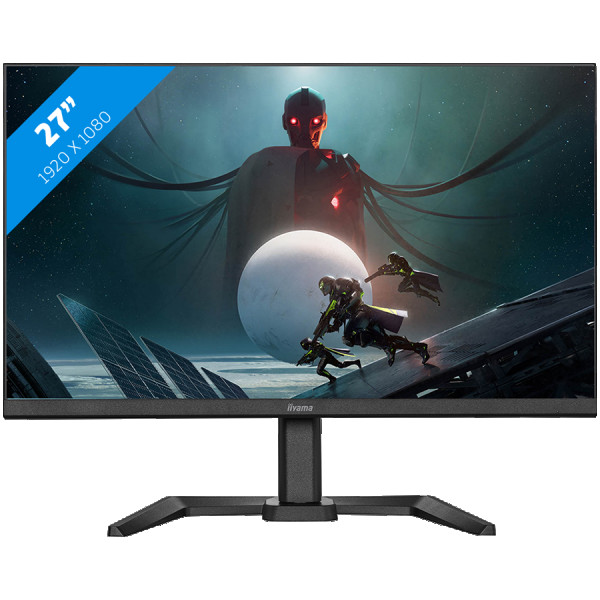 IIYAMA 27'' ETE Fast IPS Gaming, G-Master Red Eagle, FreeSync Premium, 1920x1080@165Hz, 250cdm˛, 1100:1, HDMI, DisplayPort, 0,8ms (MPRT), Sp