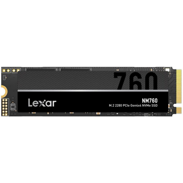 LEXAR NM760 512GB High Speed PCIe Gen 4x4, M.2 NVMe, up to 5300 MBs read and 4500 MBs write ( LNM760X512G-RNNNG ) 