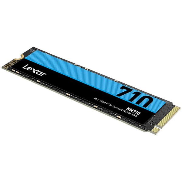 LEXAR LNM710 500GB High Speed PCIe Gen 4X4 M.2 NVMe, up to 5000 MBs read and 2600 MBs write ( LNM710X500G-RNNNG ) 