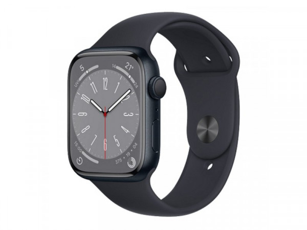 APPLE Watch S8 Aluminum Sport Midnight 45mm (mnp13se/a)