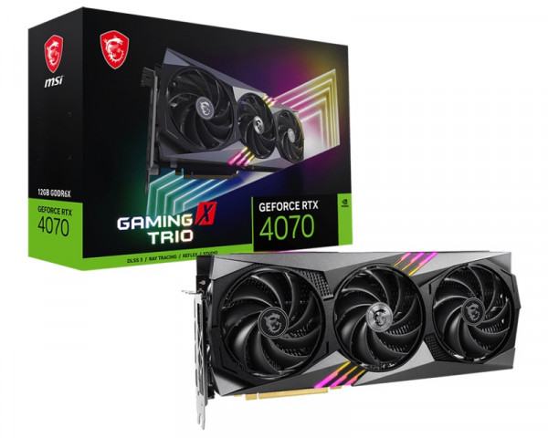 MSI nVidia GeForce RTX 4070 12GB RTX 4070 GAMING X TRIO 12G