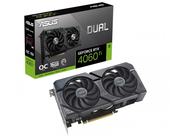 ASUS nVidia GeForce RTX 4060 Ti 16GB 128bit DUAL-RTX4060TI-O16G