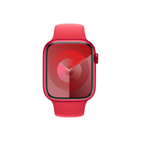 APPLE Watch S9 GPS 45mm RED Alu Case RED Sport Band S/M mrxj3se/a