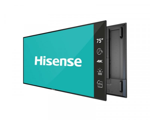 HISENSE 75 inča 75B4E30T 4K UHD 500 nita Digital Signage Display - 187 Operation