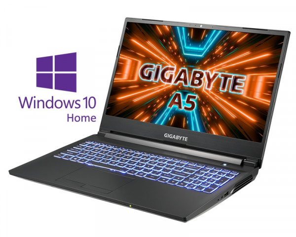 GIGABYTE OEM A5 X1 15.6 inch FHD 240Hz AMD Ryzen 9 5900HX 16GB 512GB SSD GeForce RTX 3070 8GB Backlit Win10Home laptop