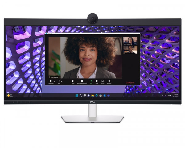 DELL 34.1 inch P3424WEB WQHD Video konferencijski zakrivljeni IPS monitor