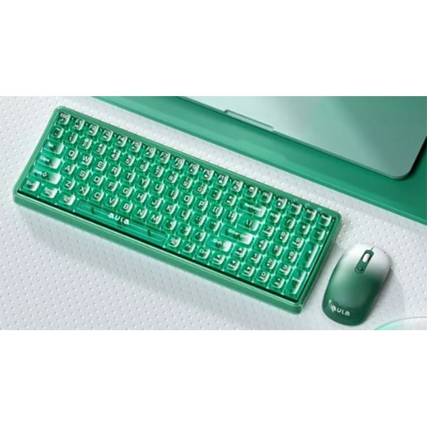 Tastatura i mis Aula AC210 Green combo, 2.4G