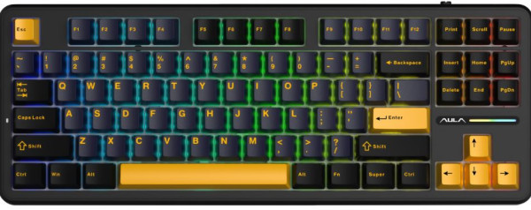 Tastatura Aula F87 BK mehanicka 2.4GHzUSB-CBT5.0