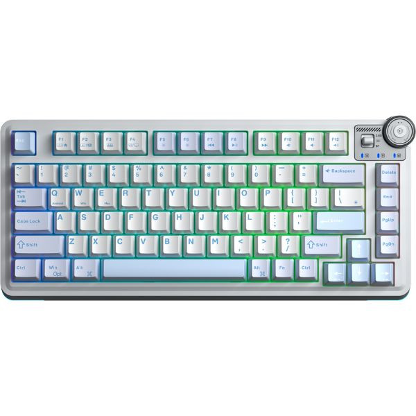 Tastatura AULA AU75 mehanicka SEA SALT BLUE
